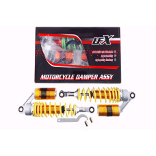 Амортизаторы (пара) Delta 330mm, газомасляные (золотистые) KOMATCU (mod.A)