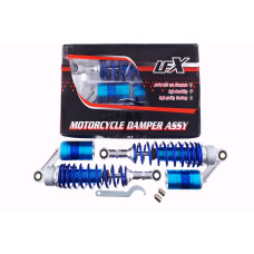Амортизаторы (пара) Delta 340mm, газомасляные (синие) KOMATCU (mod.A)