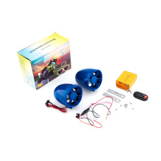 Аудиосистема (3.5, синяя, подсветка, сигн., МР3/FM/SD/USB, ПДУ, разъем ППДУ 3K) BEST CHOICE