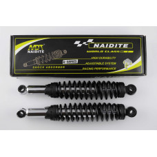 Амортизаторы (пара) Delta 340mm, регулируемые (черные) NDT