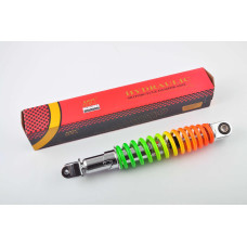 Амортизатор GY6, DIO ZX, LEAD 310mm, регулируемый (радуга) NDT