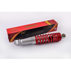 Амортизатор JOG 235mm, регулируемый (красный металлик) NDT
