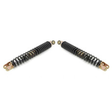 Амортизаторы (пара) GY6, DIO ZX, LEAD 300mm, стандартные (черные) RUIKAI