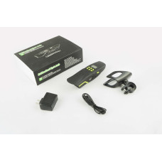 Аудиосистема велосипедная на руль (влагостойкая, фонарик, рация, МР3/USB/SD/Bluetooth/FM-радио) (mod:AV126-G) NEO
