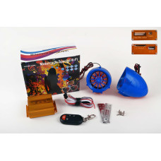 Аудиосистема (3.5, синяя, подсветка, сигн., МР3/FM/SD/USB, ПДУ, разъем ППДУ 3K) BEST CHOICE