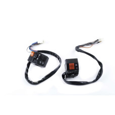 Блоки кнопок руля (пара) Zongshen SPARK R6 (черные) XVP