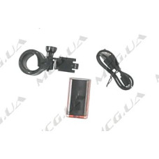 Стоп-сигнал (в сборе) велосипедный (универсальный) (LED JY-6015 U) KL