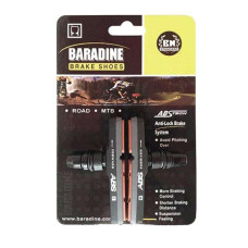 Колодки тормозные велосипедные (ободные, V-brake) (ABS-02V) (BARADINE) KL