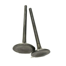 Клапаны (пара, голые) 4T CB250 (впск.- L-91,7mm, d-34mm; вып. L-89.6mm, d-28.5mm) KOMATCU