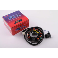 Статор генератора 4T GY6 125/150 (10+1 катушек) CYCLER