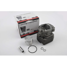 Поршневая б/п (ЦПГ) для Husqvarna 350 (Ø44, низкая) (черная) WOODMAN