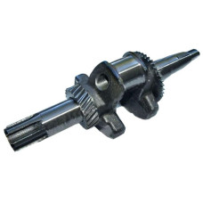 Коленвал м/б 168F/170F (6,5/7Hp) (под шлицы, Ø25mm) (в сборе c шестернями) BEST