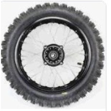 Колесо   80/100-12   TT   (камерное, спицованое)   PITBIKE (в сборе) (заднее) OSA