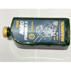 Масло 2T, 1л (минеральное, для бензопил и мотокос, 7859 Agro HSQ API TC) MANNOL