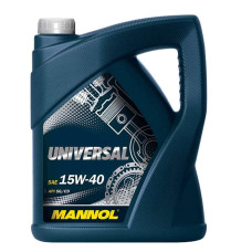 Масло автомобильное, 5л (SAE 15W-40, минеральное, Universal API SG/CD) MANNOL