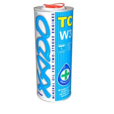 Масло 2T, 1л (минеральное, Atomic Oil TC W3) (для водной мототехники) (20117) ХАДО