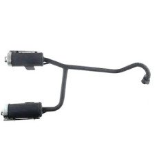 Глушитель ATV 110/125 (двойной, черный) FLD