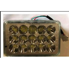 Фара LED(вставка в фару) ИЖ, МТ квадратная 15 диод VDK