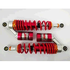 Амортизаторы (пара) Delta 340mm, газомасляные (красные) KOMATCU