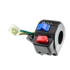 Блок кнопок руля (правый) 4T GY6 50 (диск) (черные) KOMATCU