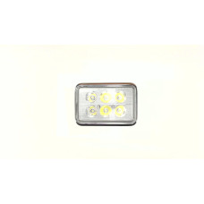 Фара (в сборе) 4T CB125, CG125 (квадратная, LED, 6 дидов, 18W) MIS
