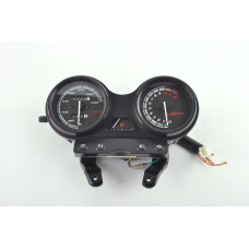 Панель приборов (в сборе) Yamaha YBR 125 (140км/ч, тахометр, черная) (#MY-127)