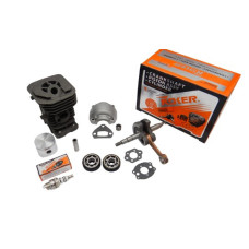 Поршневая б/п (ЦПГ) для Husqvarna 137 (Ø38) (черная, +коленвал) (NOKER) KOSA