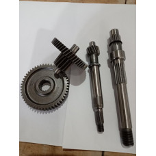 Редуктор (в сборе) 4T GY6 50 (короткий, под один амортизатор) JH