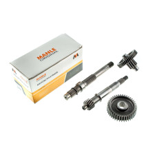 Редуктор (в сборе) 4T GY6 125/150 (длинный, под два амортизатора) MANLE