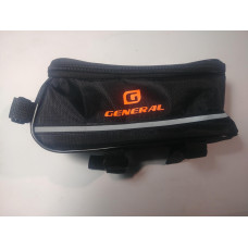 Сумка- чехол для телефона на велосипед (на раму, черная) FM