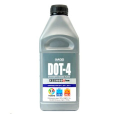 Тормозная жидкость   DOT 4   (1л)  XADO  Синтетика (пластиковая канистра 1 л) ХАДО
