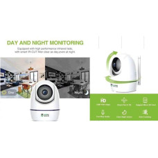 Беспроводная поворотная Wi-Fi камера (IP SMART, HD 720P, 360, управление с телефона, питание USB или 220V через адаптер) (Уценка1)