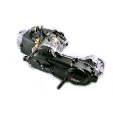 Двигатель 4T GY6 80cc (139QMB, длинный) (10 колесо, под 2 амортизатора) EVO