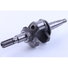 Коленвал м/б 168F/170F (6,5/7Hp) (под шлицы, Ø20mm) (c шестернями) AMG-3
