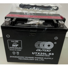 АКБ UTX20L-BS 12V20Ah OUTDO 174*154*87