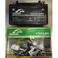 АКБ YTX7A-BS пастовый черный 95x87x150 MUSSTANG
