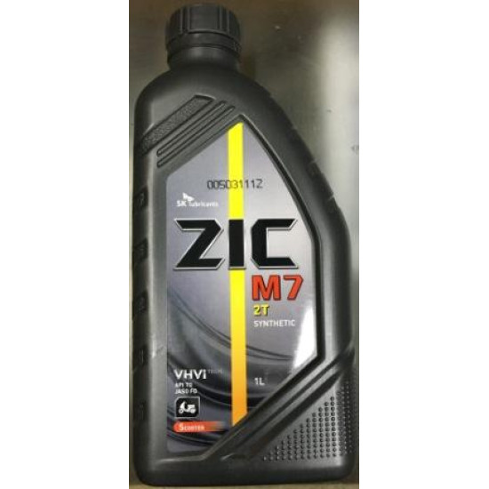 Масло ZIC 2т синтетика M-7 1л (ящ - 12 шт.)
