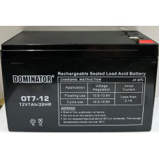 АКБ 12V7A электро-велосипед 150x95x65 DOMINATOR