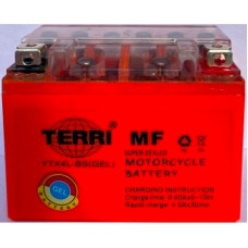 АКБ 12V4A TERRI оранжевый (GEL) 86x70x114