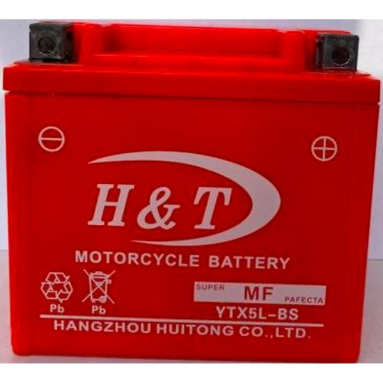 АКБ YTX5L-BS 12V5A HT (GEL) оранжевый низкий (110x105x67)