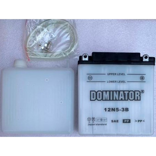 АКБ 12V5A DOMINATOR JAWA ACTIV заливной 120*130*61