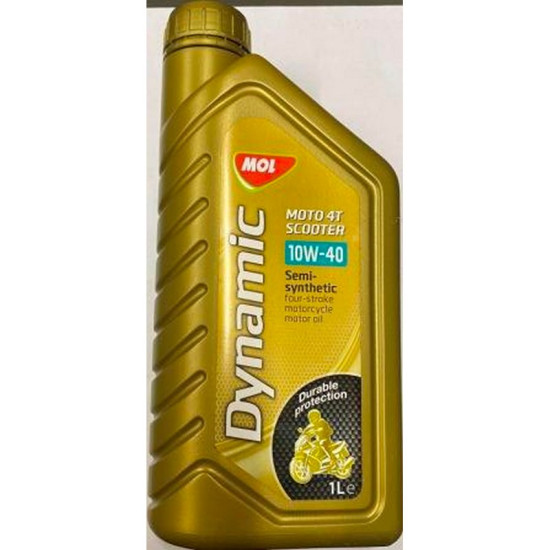 Масло Dynamic МОТО- 4т 10W-40 Semi-synthetik 1 л 