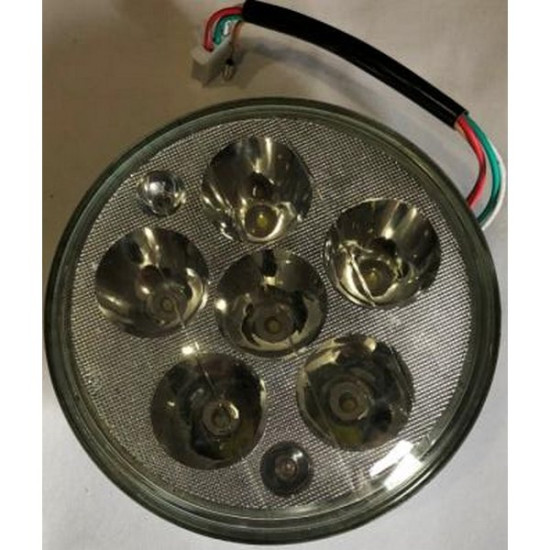 Вставка в фару LED круглая со стабилезатором DELTA/АЛЬФА 