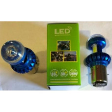 Лампа фары LED BA20D 2 диода (глазок)