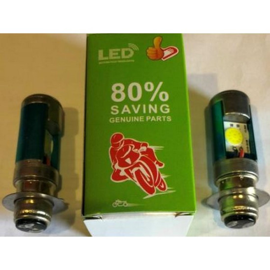 Лампа фары LED ( 2 диода ) 1 ус со стабилезатором