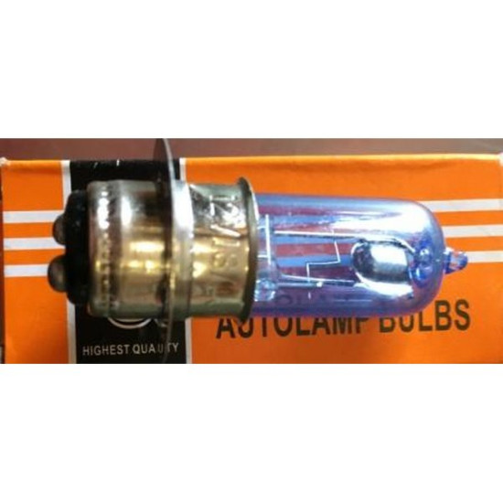 Лампа галоген  P15d-1 18/18w (1усик)