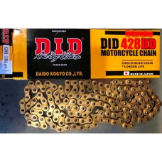 Цепь 428H-136L gold D.I.D. качество Цепь 428H-136L gold D.I.D. качество