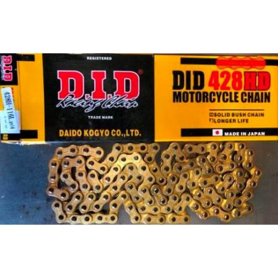 Цепь 428H-116L  gold     D.I.D.  качество