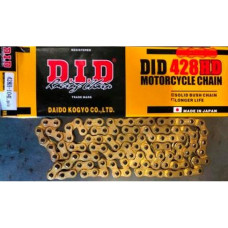 Цепь 428H-104L  gold     D.I.D.  качество